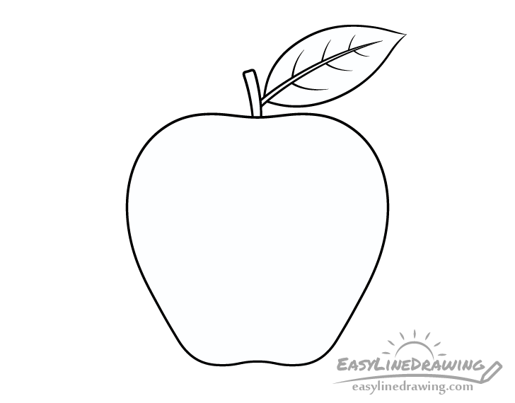 Apple Drawing  How to Draw an Apple  PRB ARTS