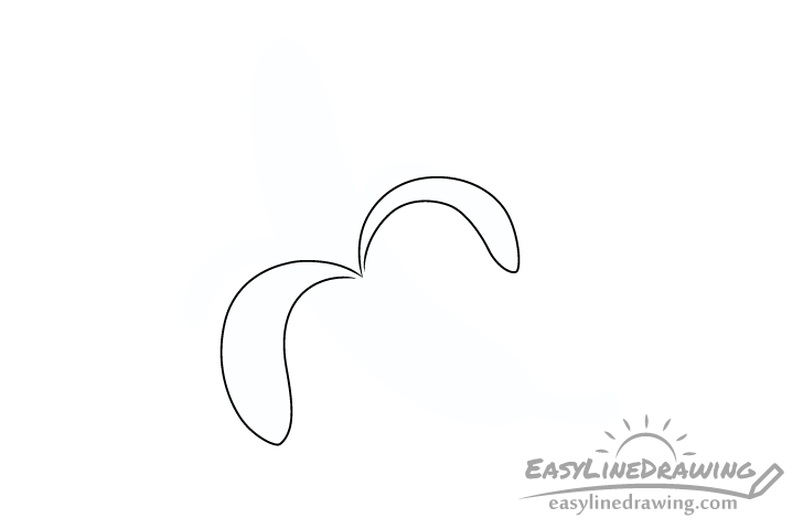 banana peel strips drawing banana peel strips drawing