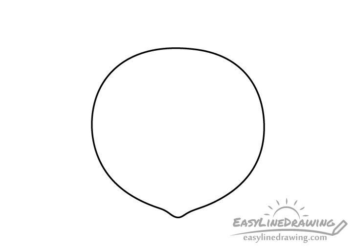 peach outline drawing peach outline drawing