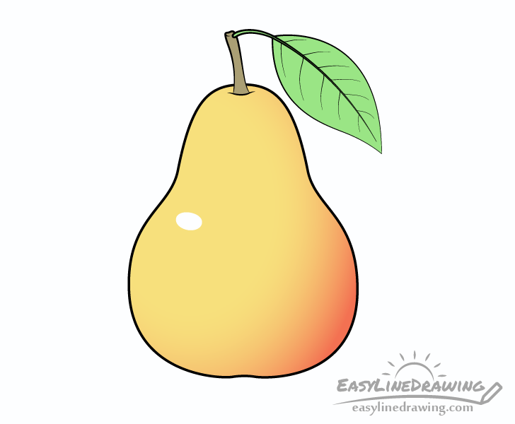 Pear drawing