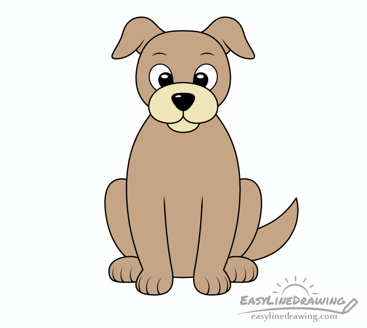 dog drawing - Cách vẽ con chó đơn giản với 8 bước cơ bản có hướng dẫn chi tiết