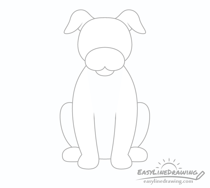 Dog ears drawing