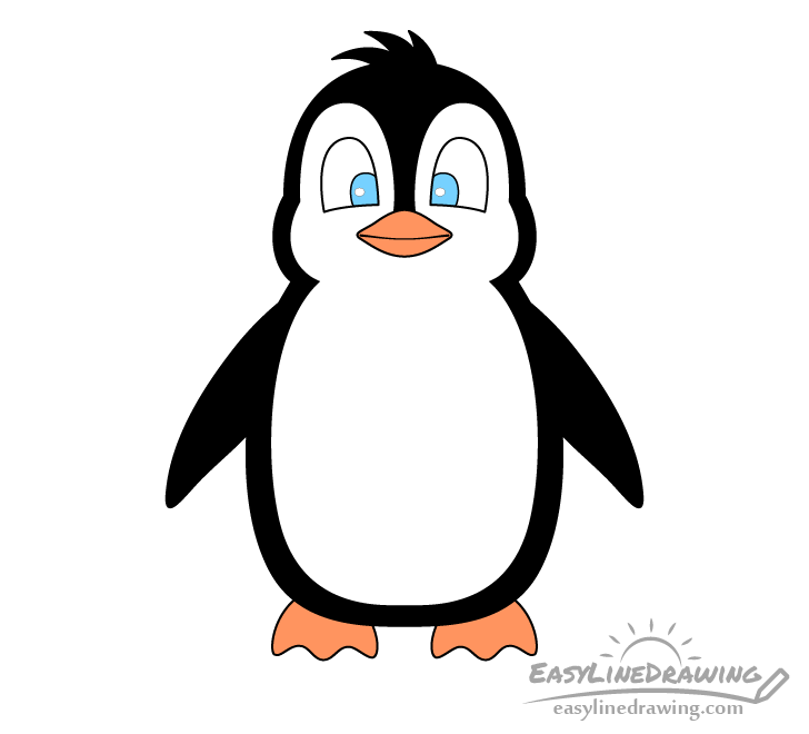 Penguin drawing