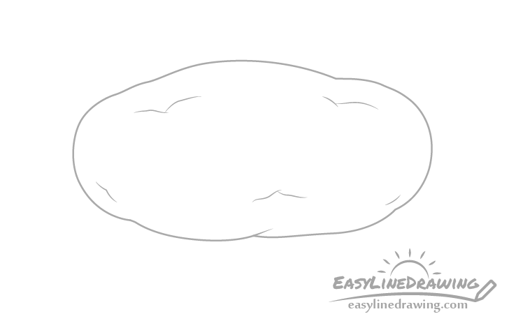 Potato bumps drawing