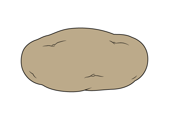 Potato drawing tutorial