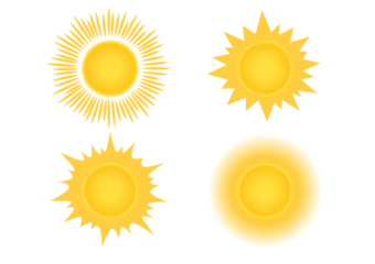 Sun drawing tutorial