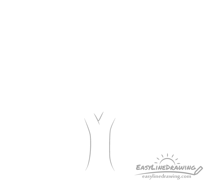 Tree trunk drawing