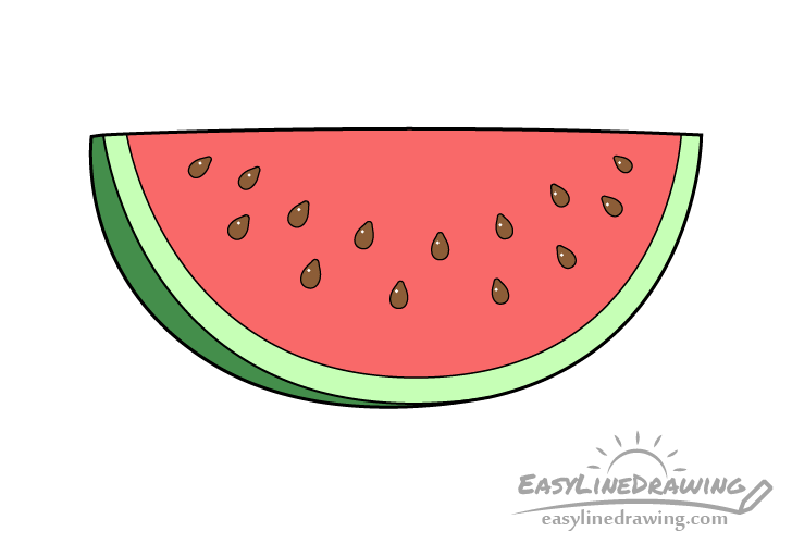 Featured image of post Watermelon Fruit Drawings Easy Free for commercial use no attribution required high quality images