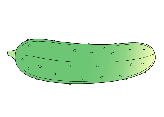 Cucumber drawing tutorial