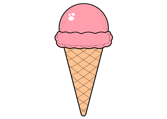 How To Draw An Ice Cream Cone Step By Step Easylinedrawing