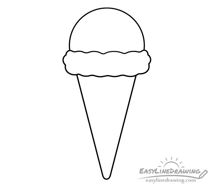 How to Draw an Ice Cream - YouTube