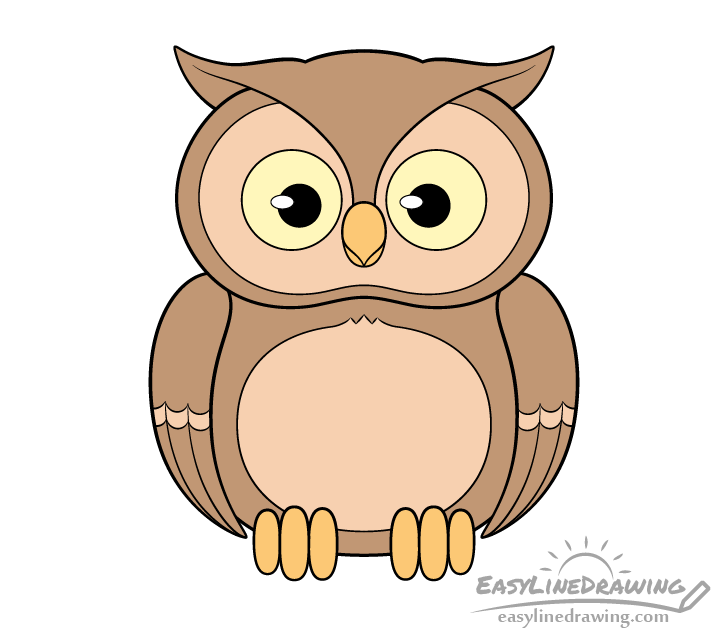 Owl drawing