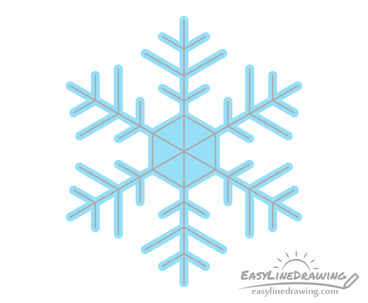 Snowflake coloring