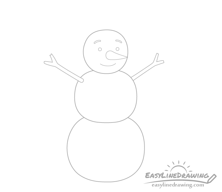 How to Draw a Cute Snowman  Cute snowman Xmas drawing Christmas drawing