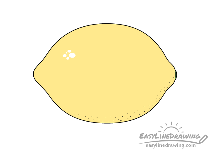 Lemon drawing