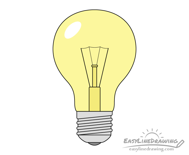 Light bulb drawing