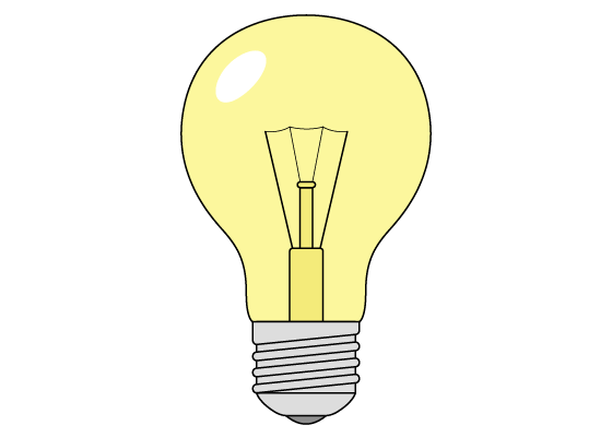 Light bulb drawing tutorial