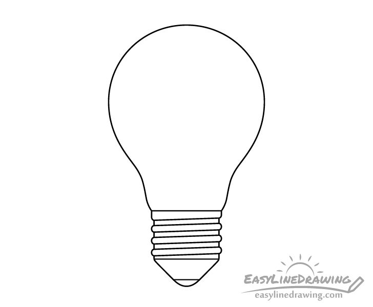light bulb threads drawing light bulb threads drawing