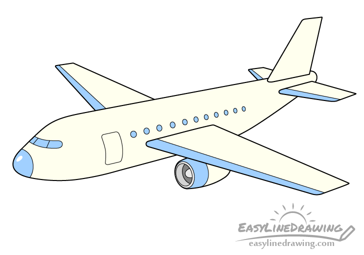  Aeroplane Sketch Drawing for Beginner