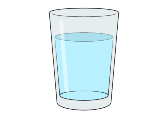 Glass of water drawing tutorial
