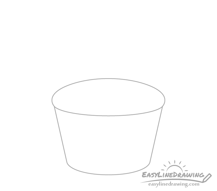 Cupcake base drawing