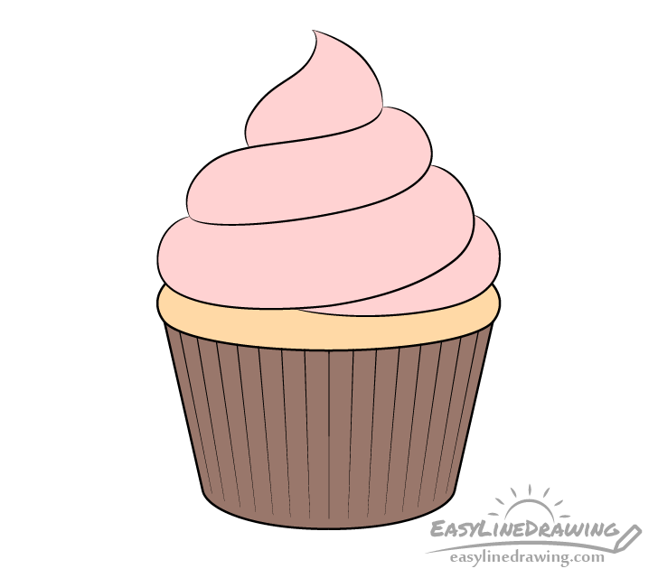 Cupcake drawing