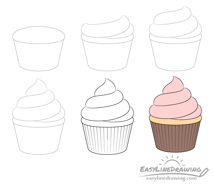 Cupcake Sketch Images  Browse 34487 Stock Photos Vectors and Video   Adobe Stock