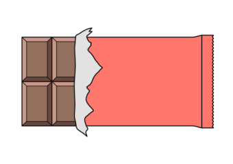 Chocolate bar drawing tutorial