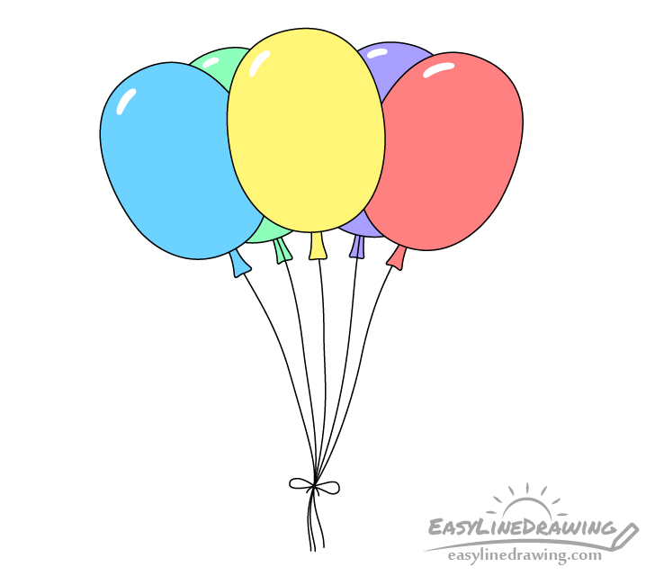 Balloons drawing