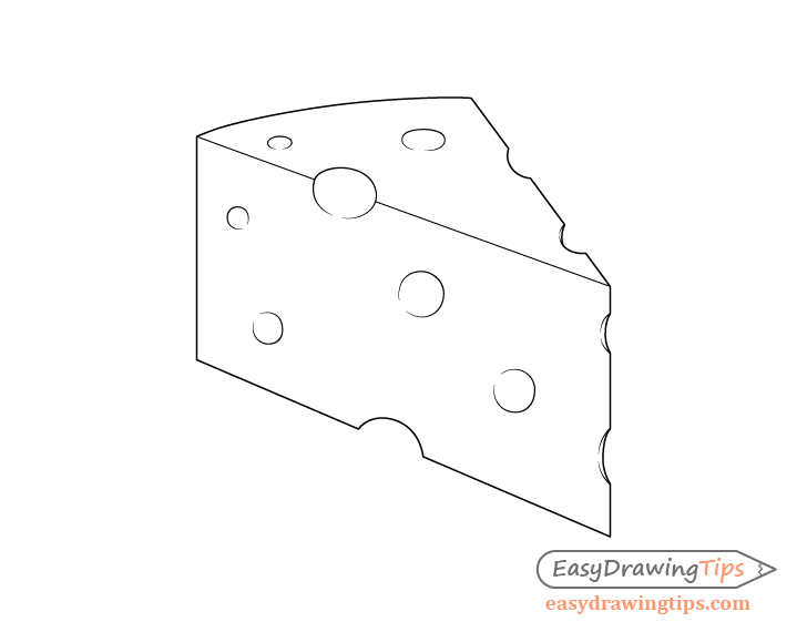 Cheese line drawing