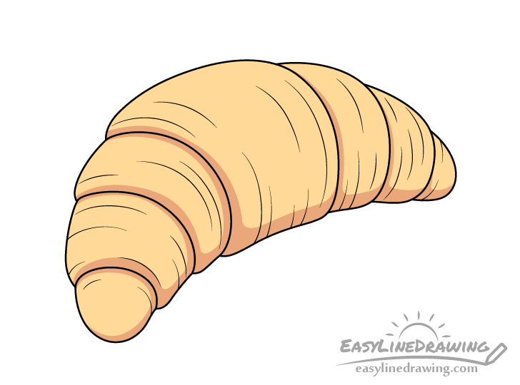 Croissant drawing