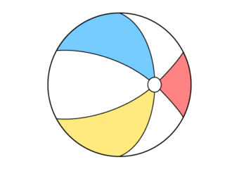 Beach ball drawing tutorial