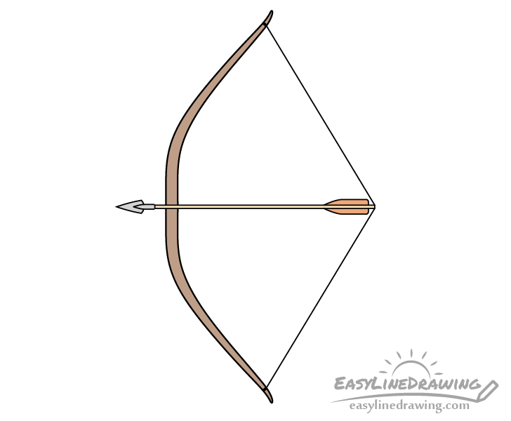How To Draw A Bow And Arrow, Step by Step, Drawing Guide, by Dawn - DragoArt