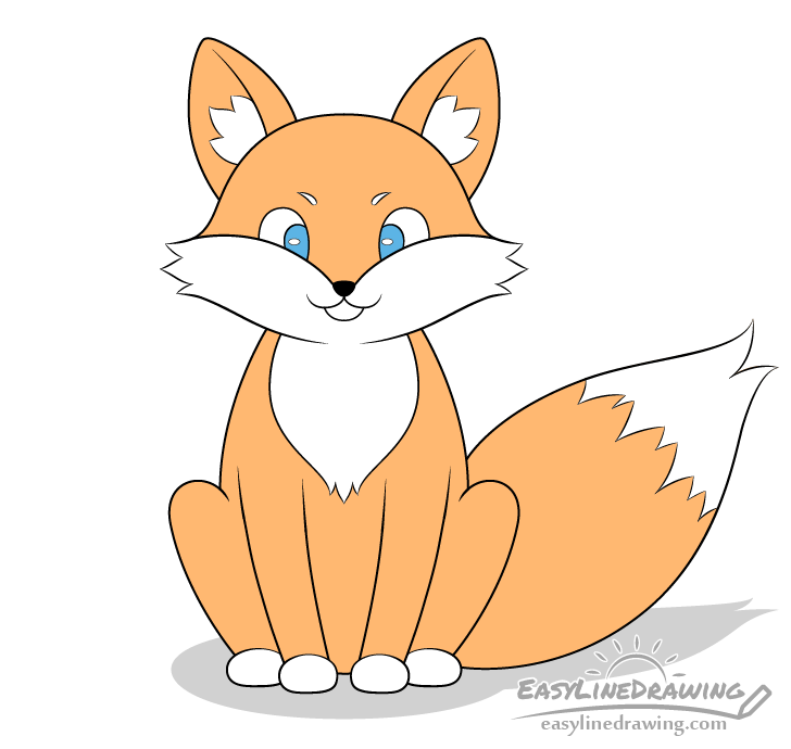 Fox drawing