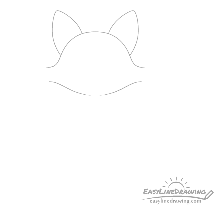 Fox ears drawing