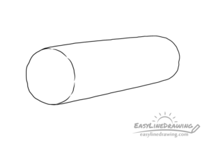How to Draw a Log Step by Step - EasyLineDrawing