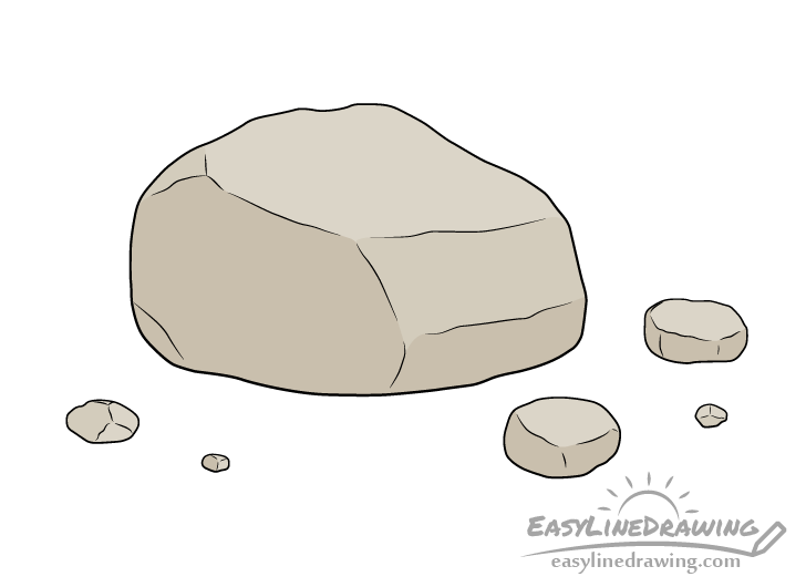 Rock drawing