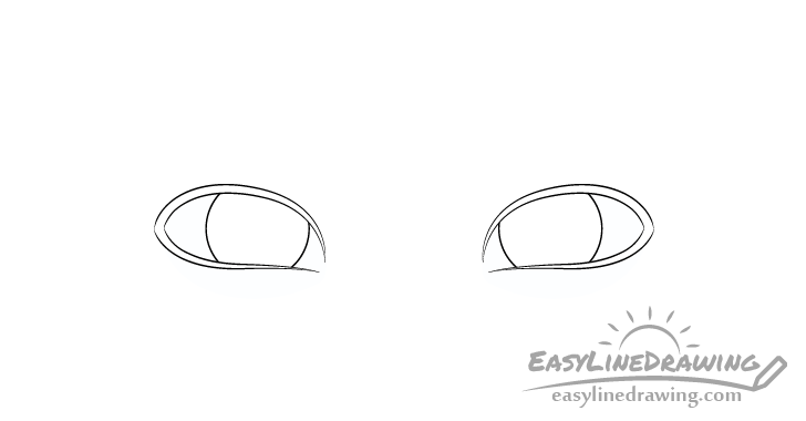 Sly eyes irises drawing