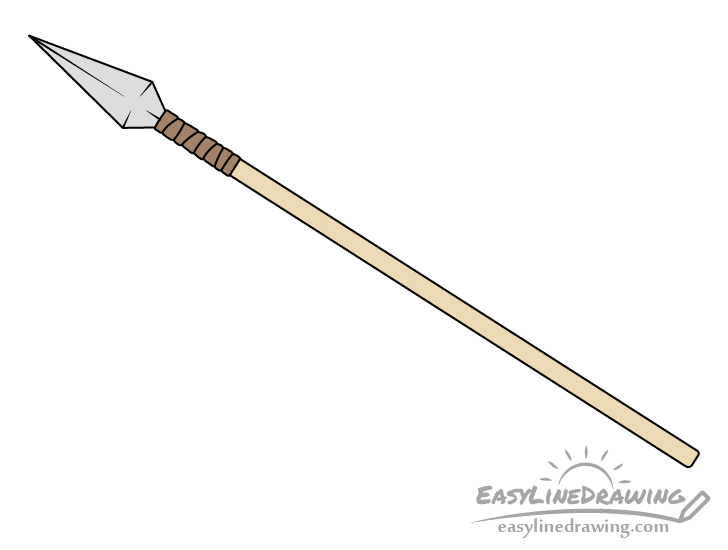 Spear drawing