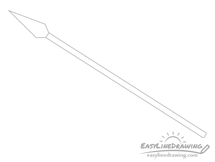 Spear pole drawing