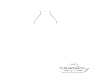 How to Draw a Bottle of Water Step by Step - EasyLineDrawing