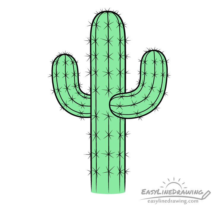 cactus drawing coloring cactus drawing coloring