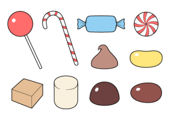 Candies Drawing Tutorial