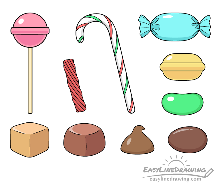 candy drawing
