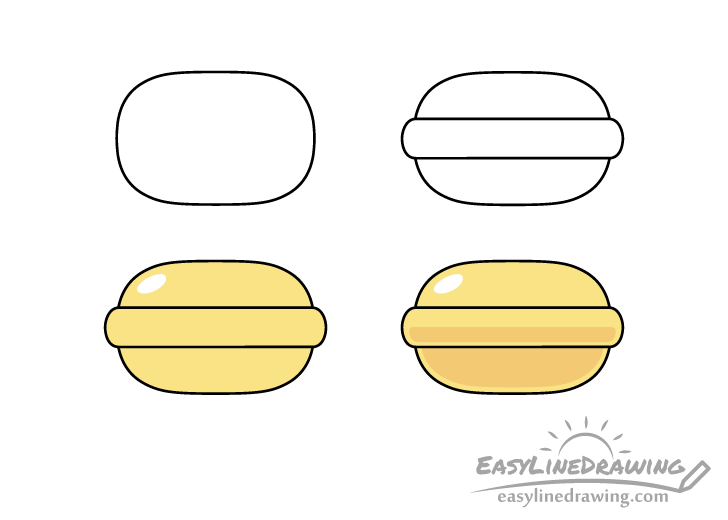 hard sugar candy drawing step by step