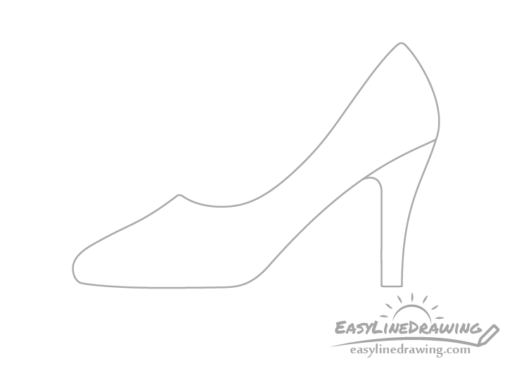 High heel shoe linear icon Thin line illustration Contour symbol Vector  isolated outline drawing Stock Vector Image  Art  Alamy