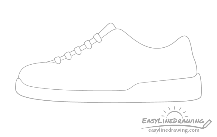 Shoe laces drawing