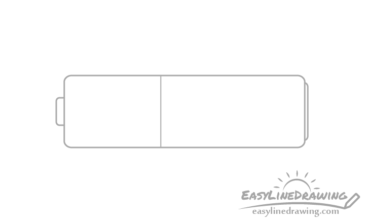 Battery negative terminal drawing