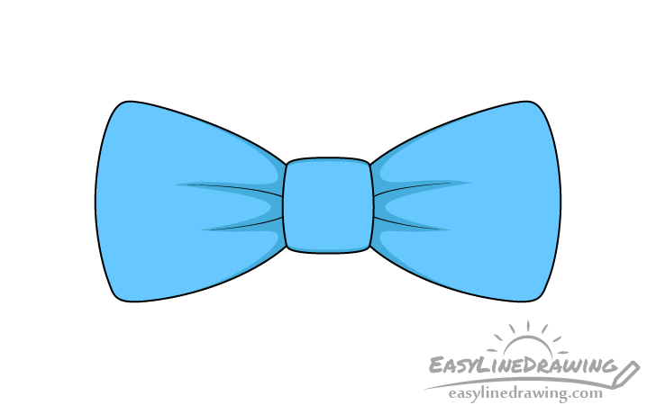 Woestijn delicatesse meten How to Draw a Bow Tie Step by Step - EasyLineDrawing