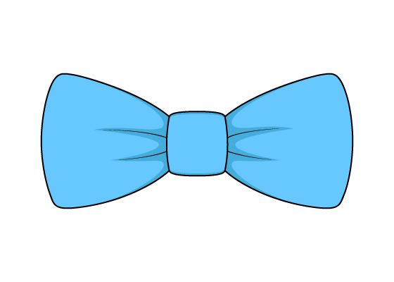 Bow tie drawing tutorial